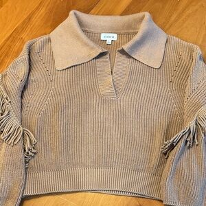 Evereve Bentley Fringe Sweater